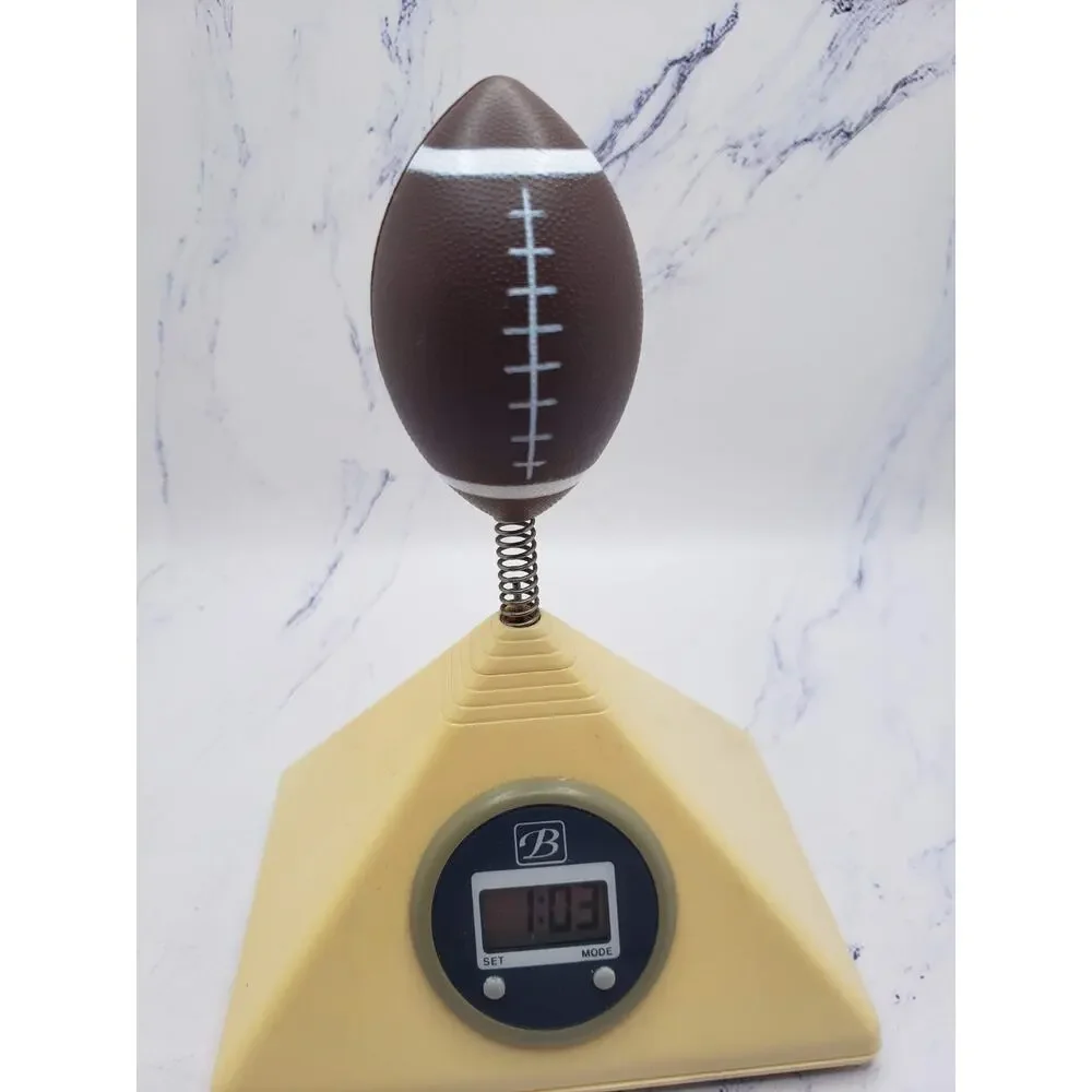 Football Advertising Benchmark Vintage Small Digital Novelty Clock